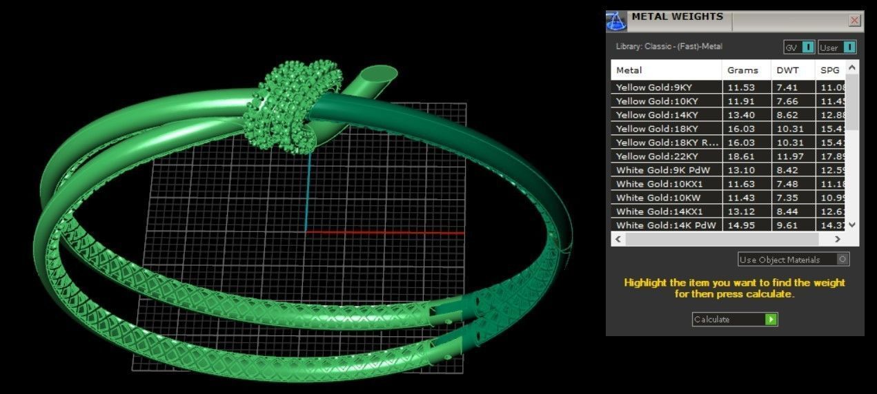 Modren Knot Bracelet with detail images 3D print model_8