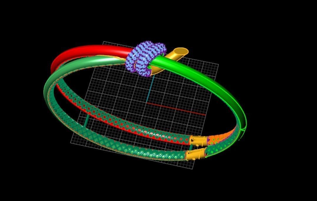 Modren Knot Bracelet with detail images 3D print model_5