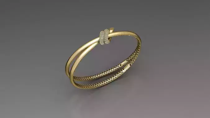 Modren Knot Bracelet with detail images