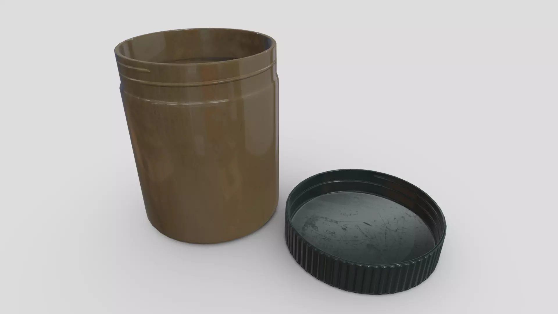 Jar Open Low-poly 3D model