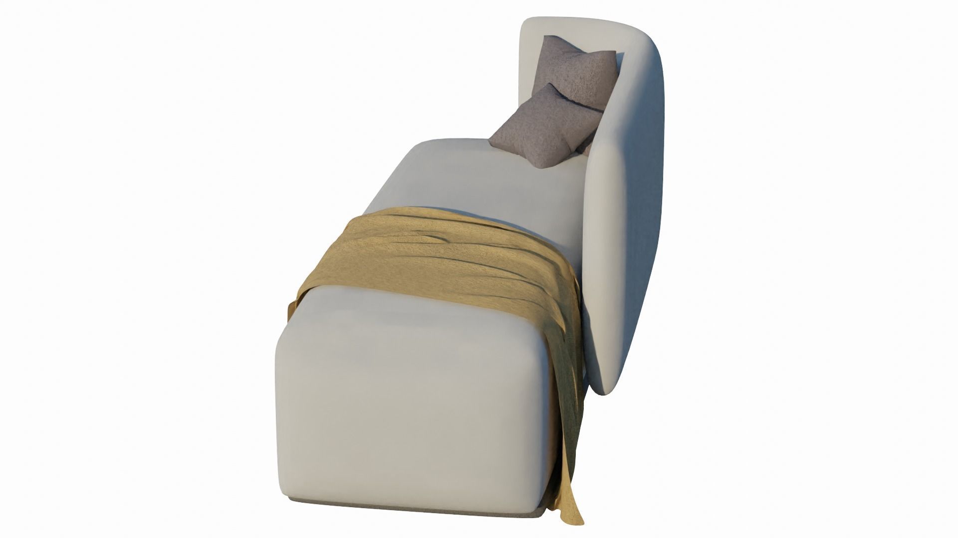 SOFA FOR INTERIOR Low-poly 3D model_4