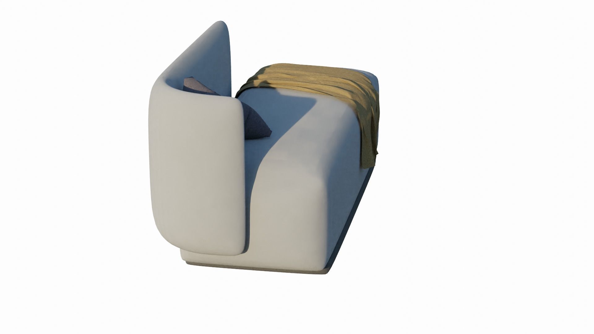 SOFA FOR INTERIOR Low-poly 3D model_2