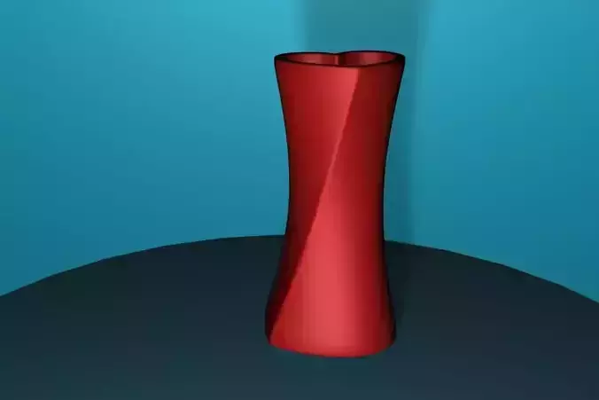 VaseHeart boot 3D print model