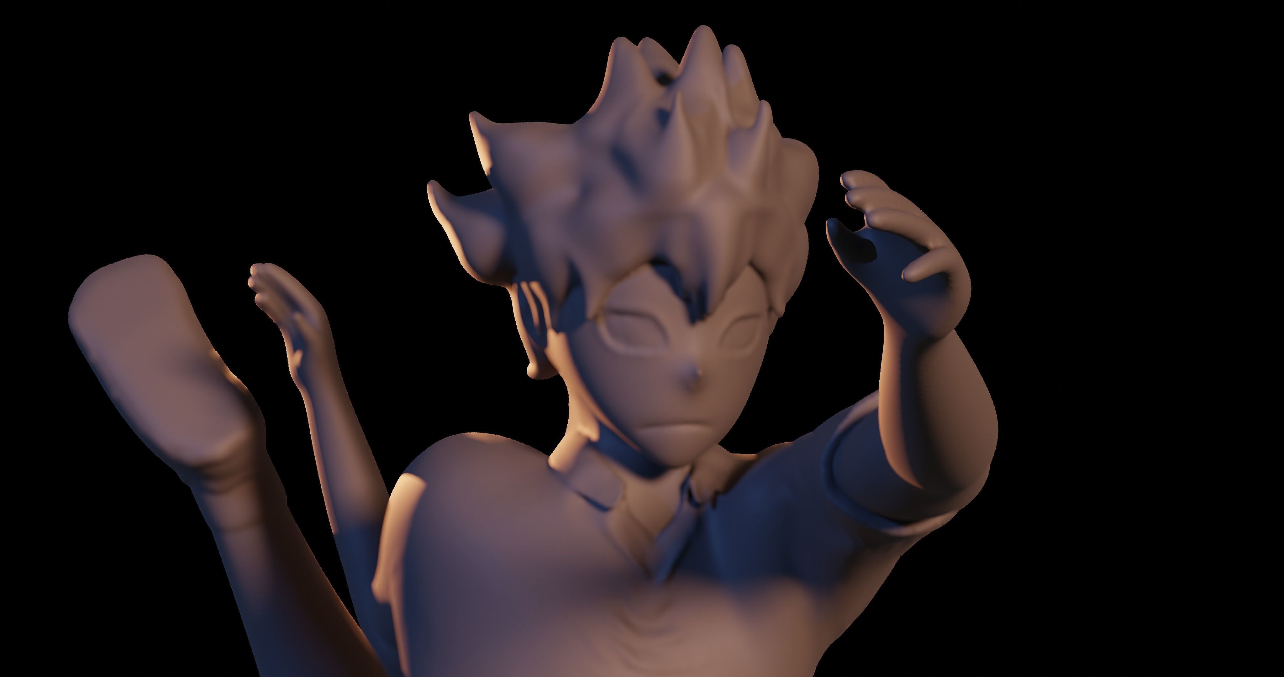 Hinata from Haikyuu 3D print model_3