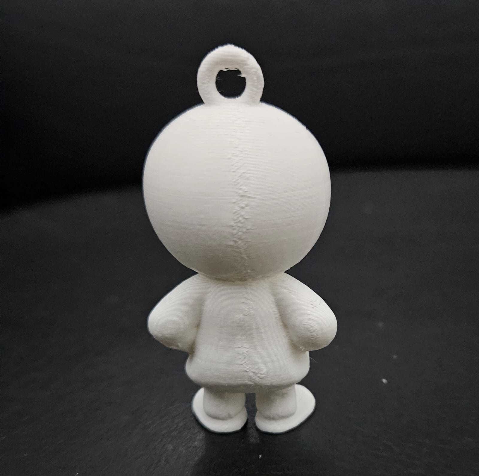 Boy Keychain 3D print model_7