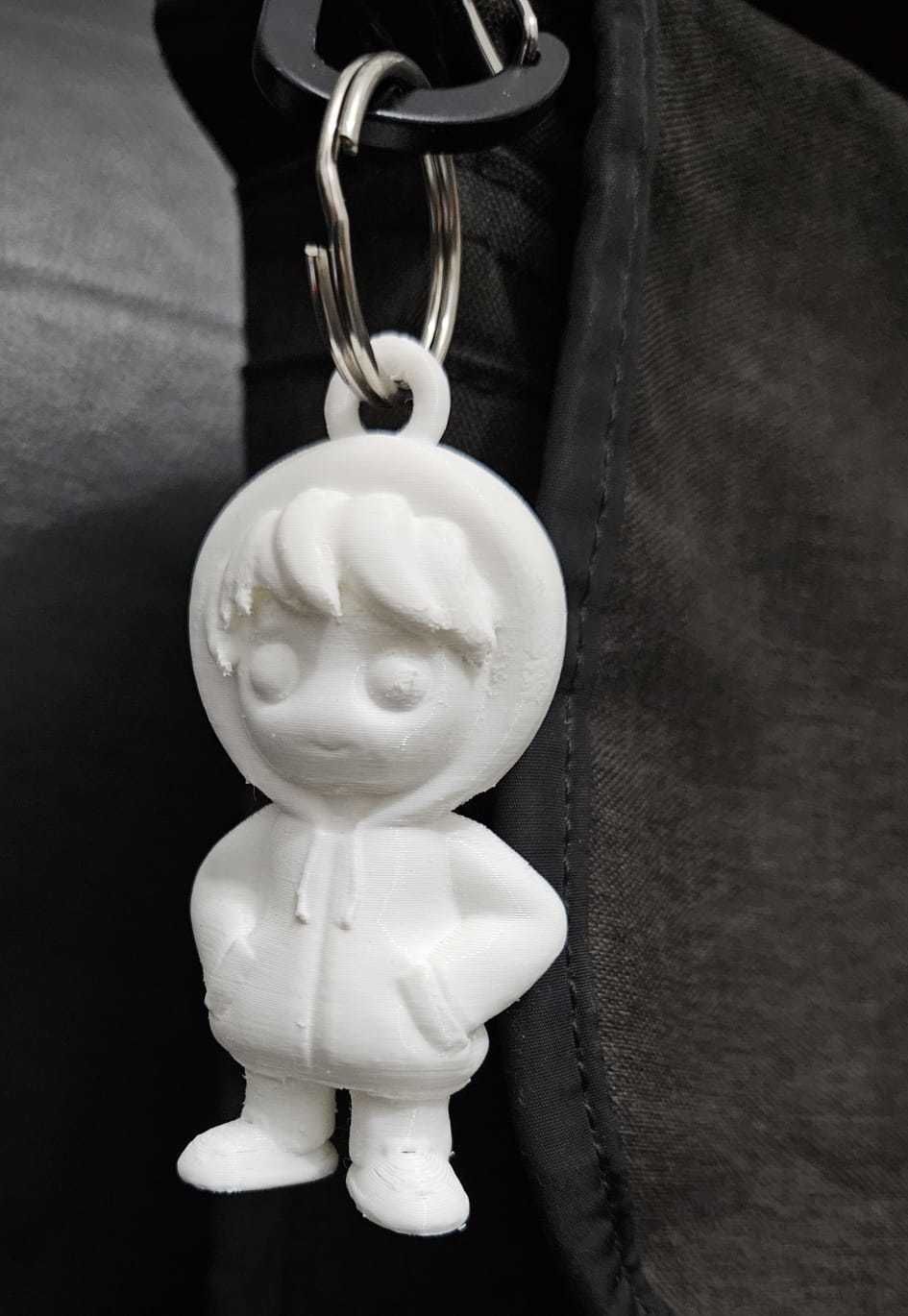 Boy Keychain 3D print model_13