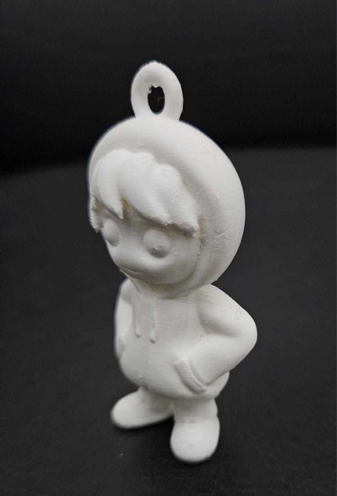 Boy Keychain 3D print model_9