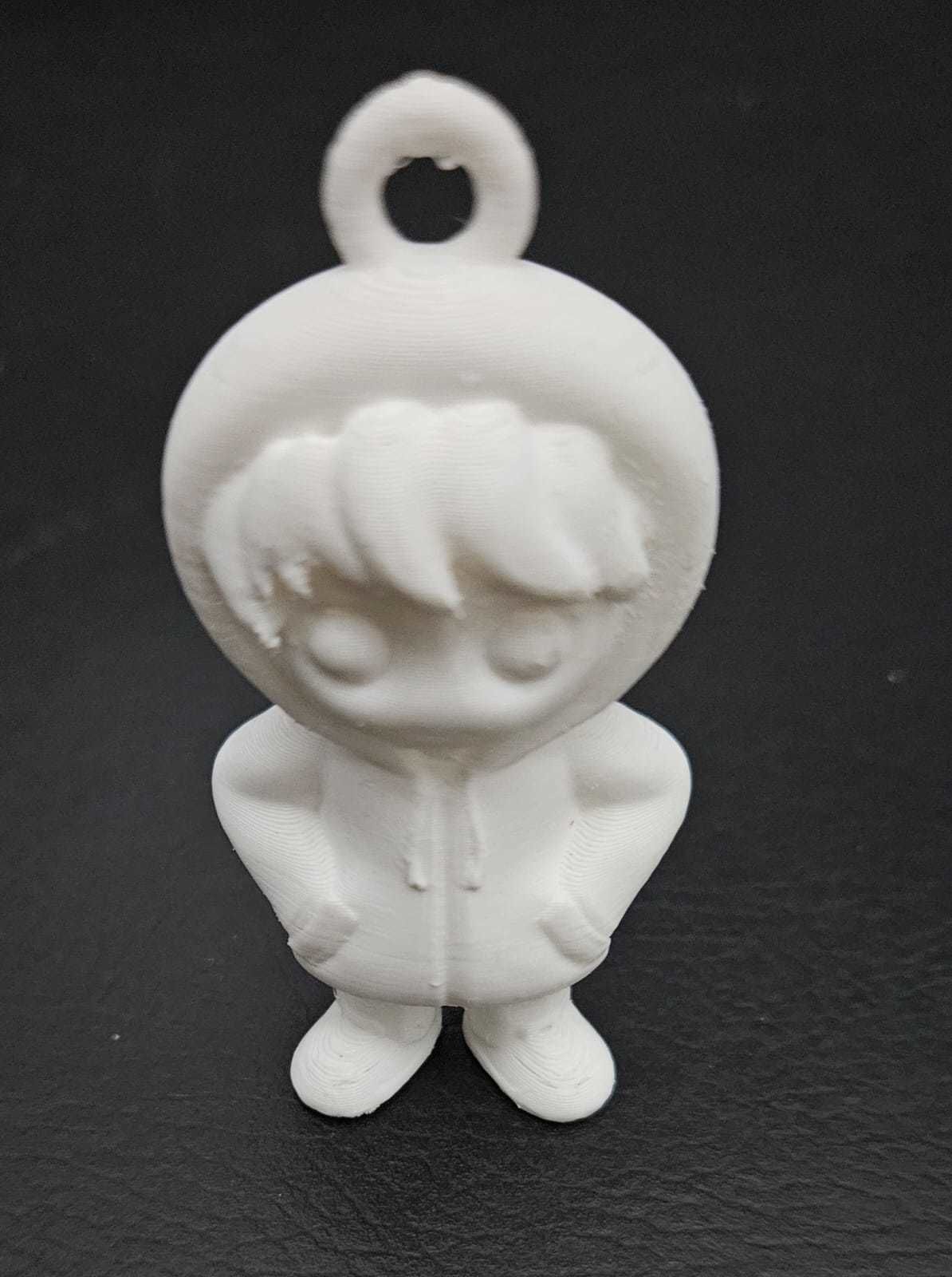Boy Keychain 3D print model_11