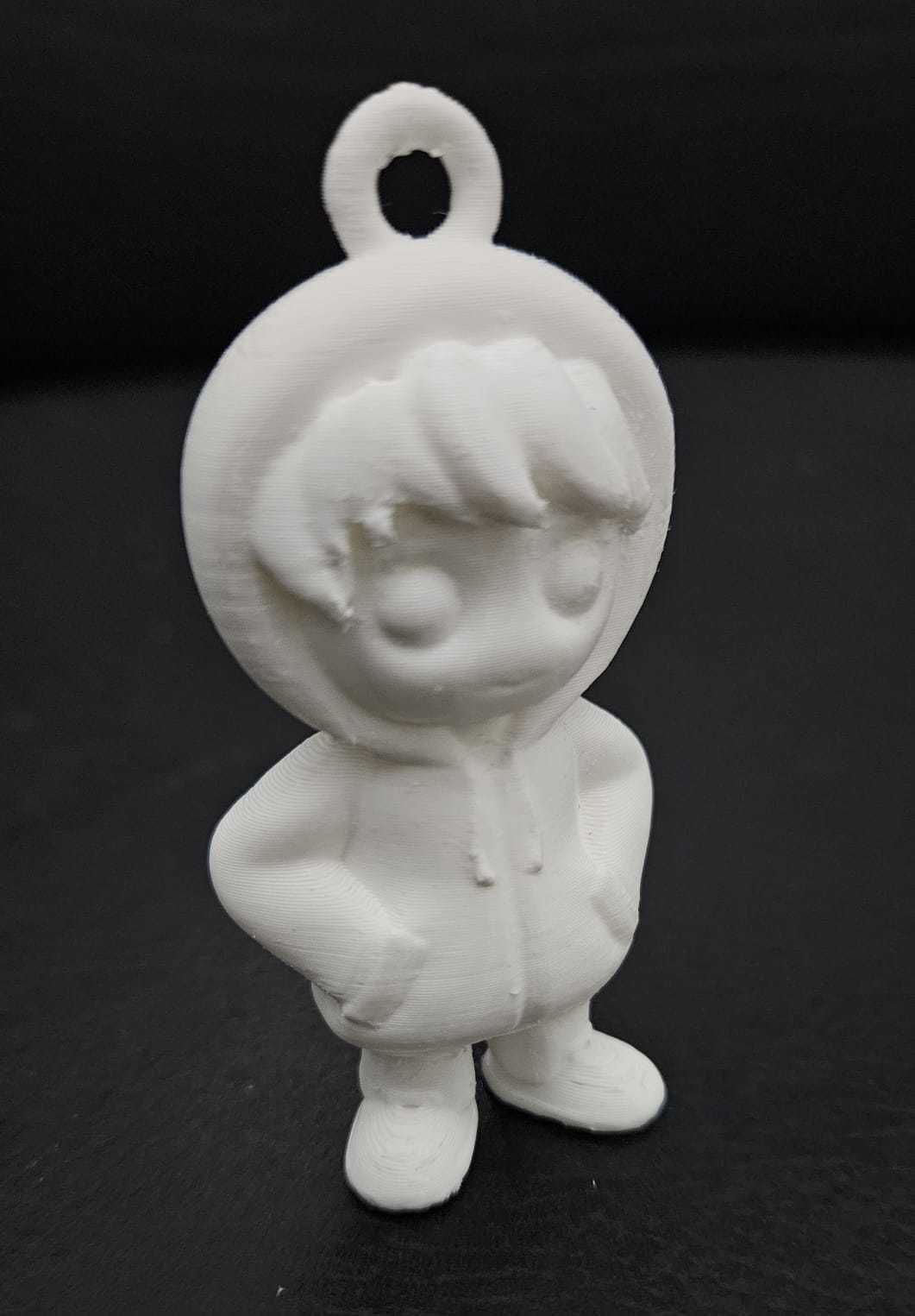 Boy Keychain 3D print model_5
