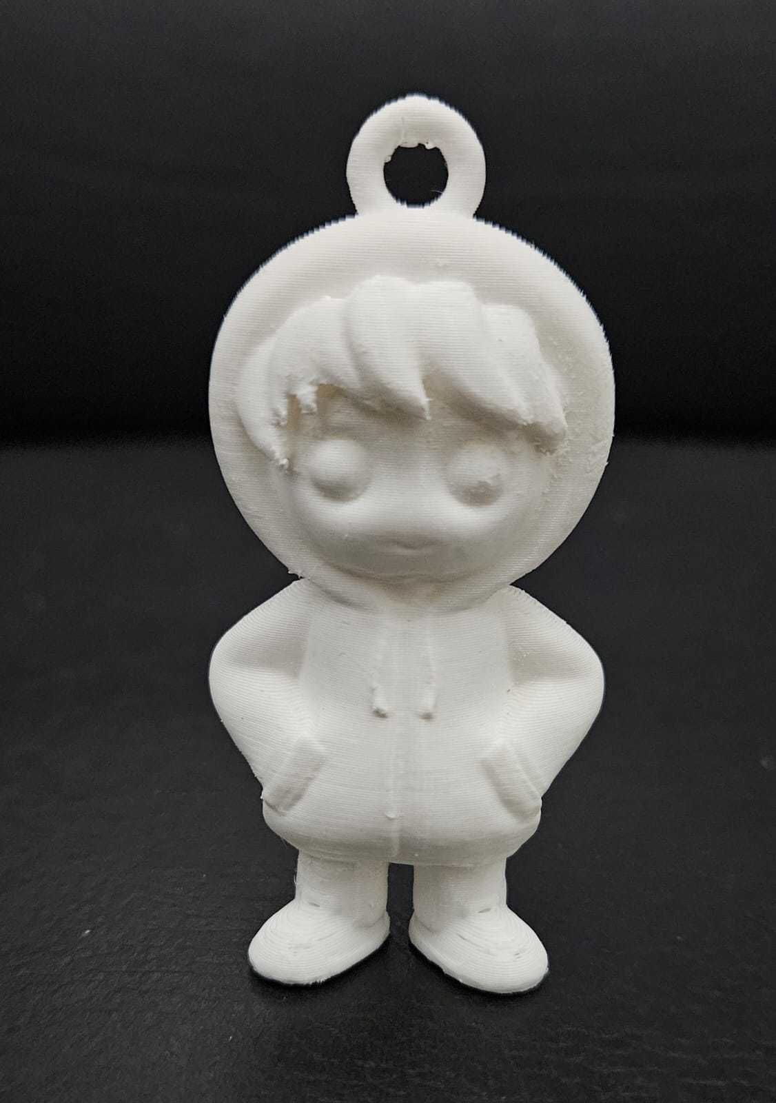 Boy Keychain 3D print model_10