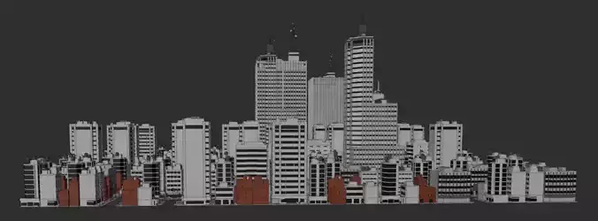 Big City 3D model