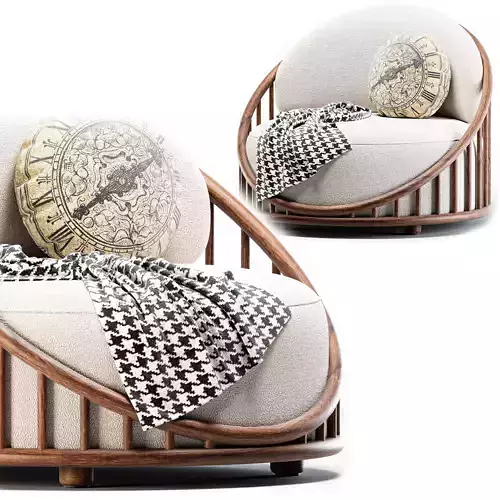 CASK Rattan armchair