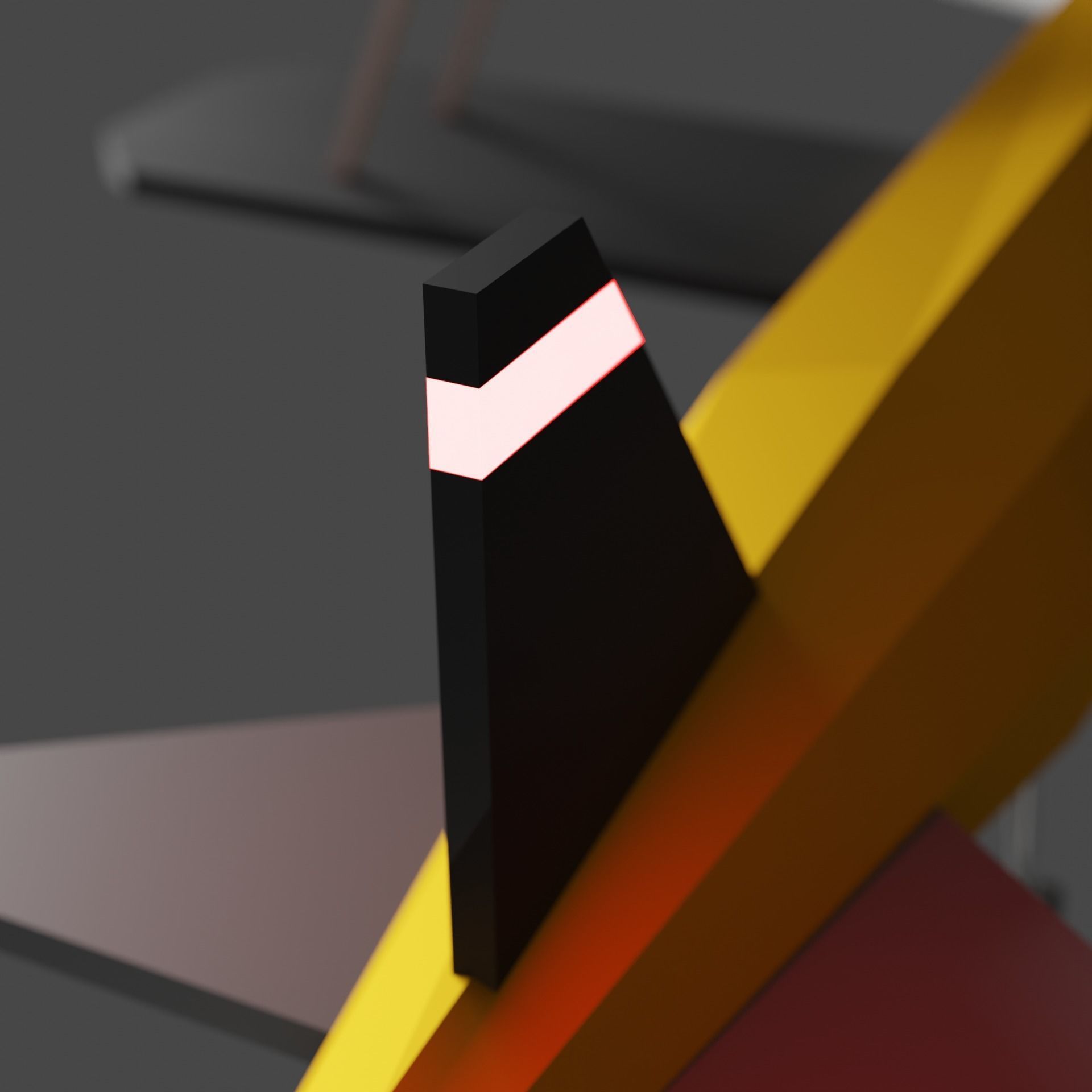 Low poly Aero plane Low-poly 3D model_9