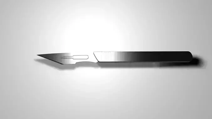 Scalpel - Surgical blade 3D model