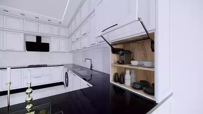 Classic kitchen 3D model