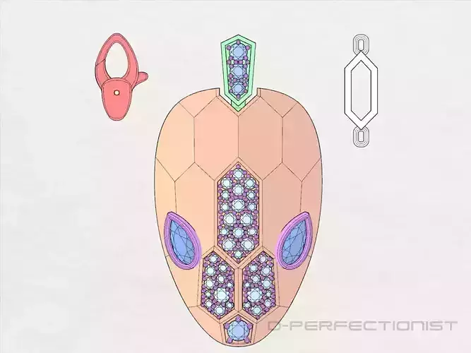 BVLGARI Serpenti Necklace - Half Diamond 