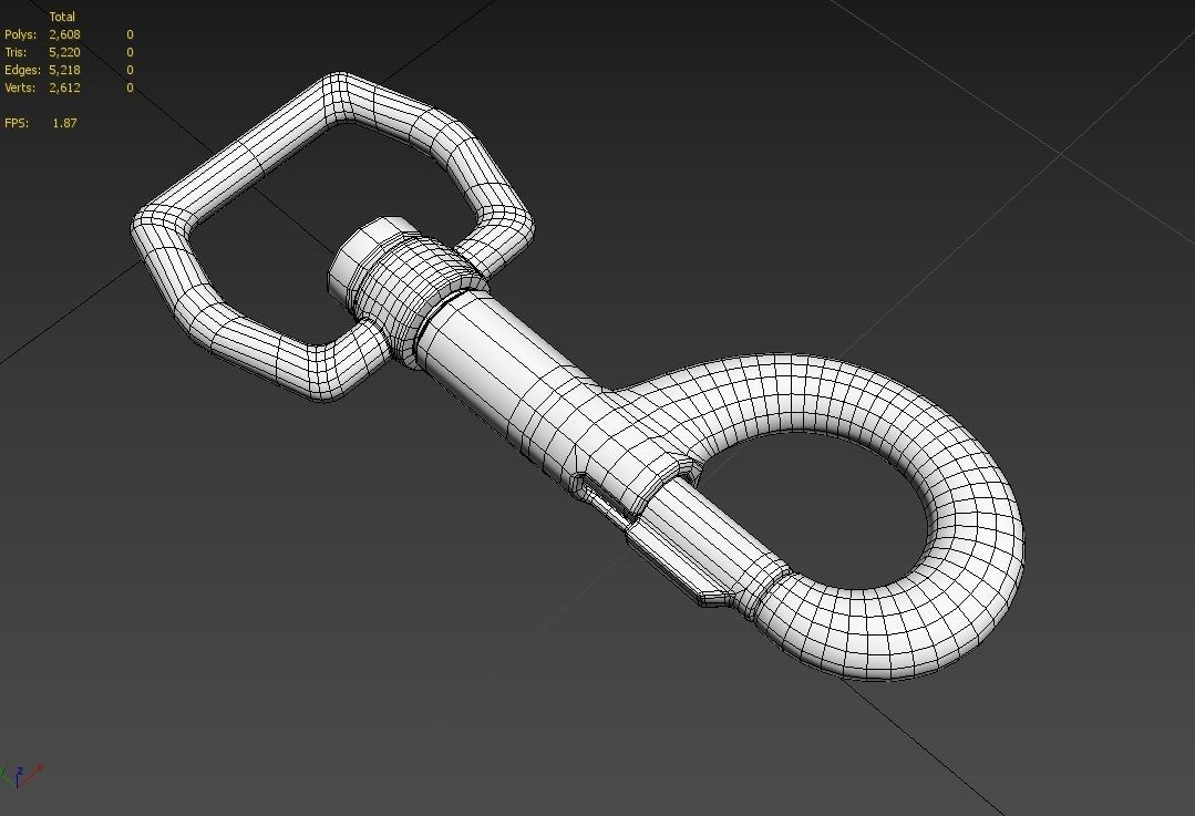 Snap Hock M01 Low-poly 3D model_7