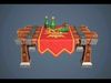 Stylized Table Low-poly 3D model_2