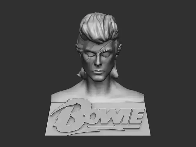 David Bowie bust