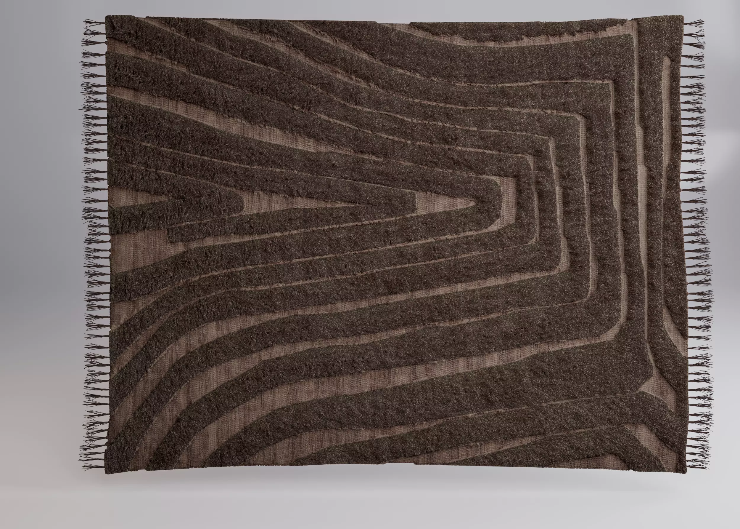 Atlas Rug traditional carpet 3D model_0