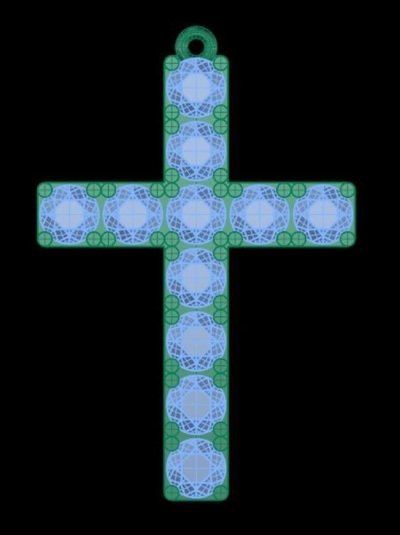 KUTSAL PIRLANTA HAC KOLYE 3DM STL OBJ FBX 3D BASKI MODELI 3D print model_15