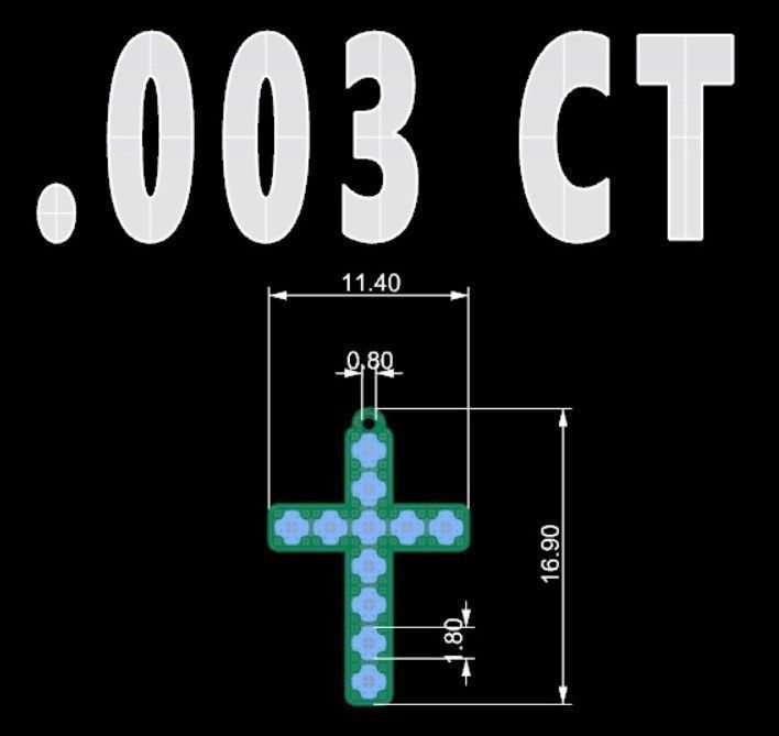 KUTSAL PIRLANTA HAC KOLYE 3DM STL OBJ FBX 3D BASKI MODELI 3D print model_6
