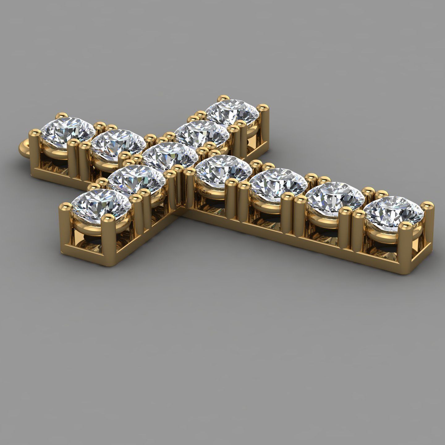 KUTSAL PIRLANTA HAC KOLYE 3DM STL OBJ FBX 3D BASKI MODELI 3D print model_4