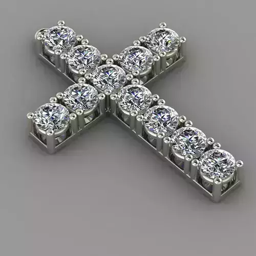 KUTSAL PIRLANTA HAC KOLYE 3DM STL OBJ FBX  3D BASKI MODELI 