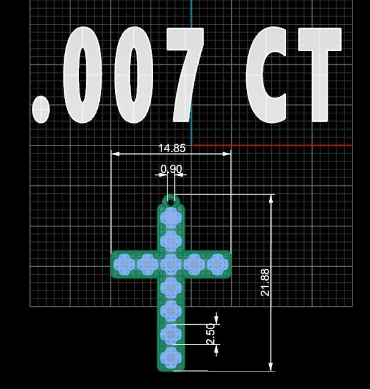 KUTSAL PIRLANTA HAC KOLYE 3DM STL OBJ FBX 3D BASKI MODELI 3D print model_10
