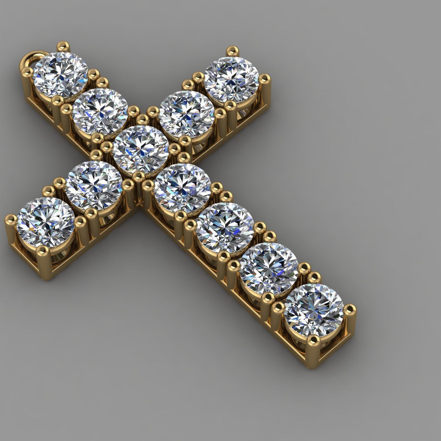 KUTSAL PIRLANTA HAC KOLYE 3DM STL OBJ FBX 3D BASKI MODELI 3D print model_3