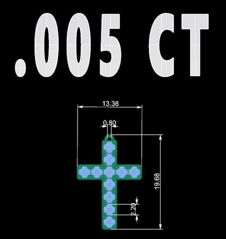 KUTSAL PIRLANTA HAC KOLYE 3DM STL OBJ FBX 3D BASKI MODELI 3D print model_8