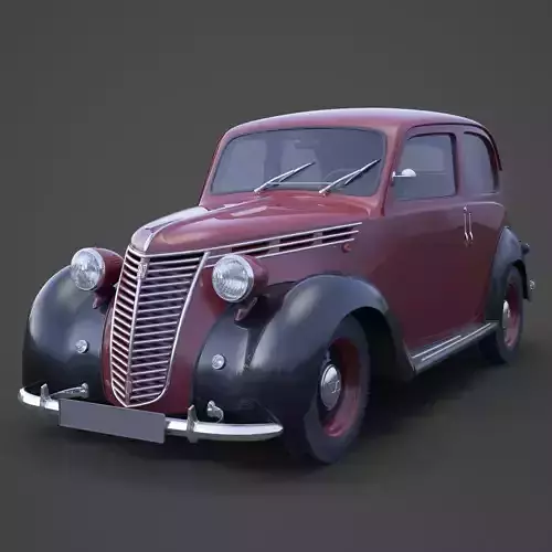 1949 Fiat 1100 B Berlina 3D model