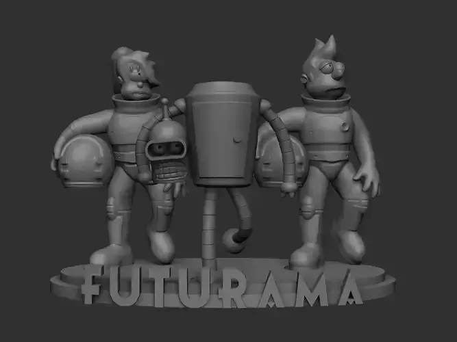 FUTURAMA diorama 3D print model