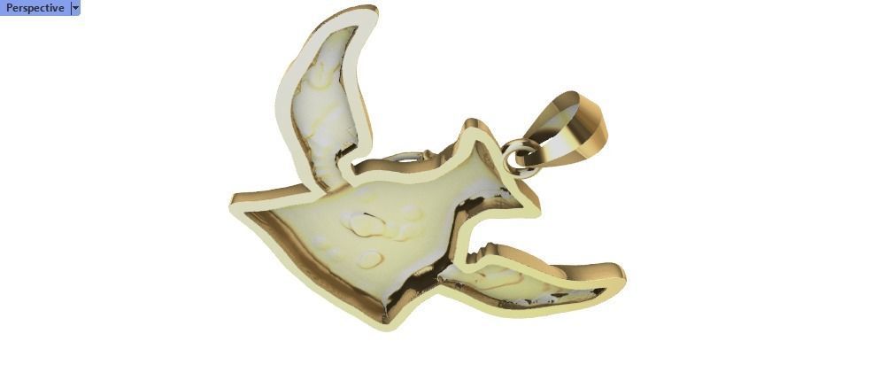 Money Bag Wings DC  Pendant Hip Hop Jewelry 3D print model_20