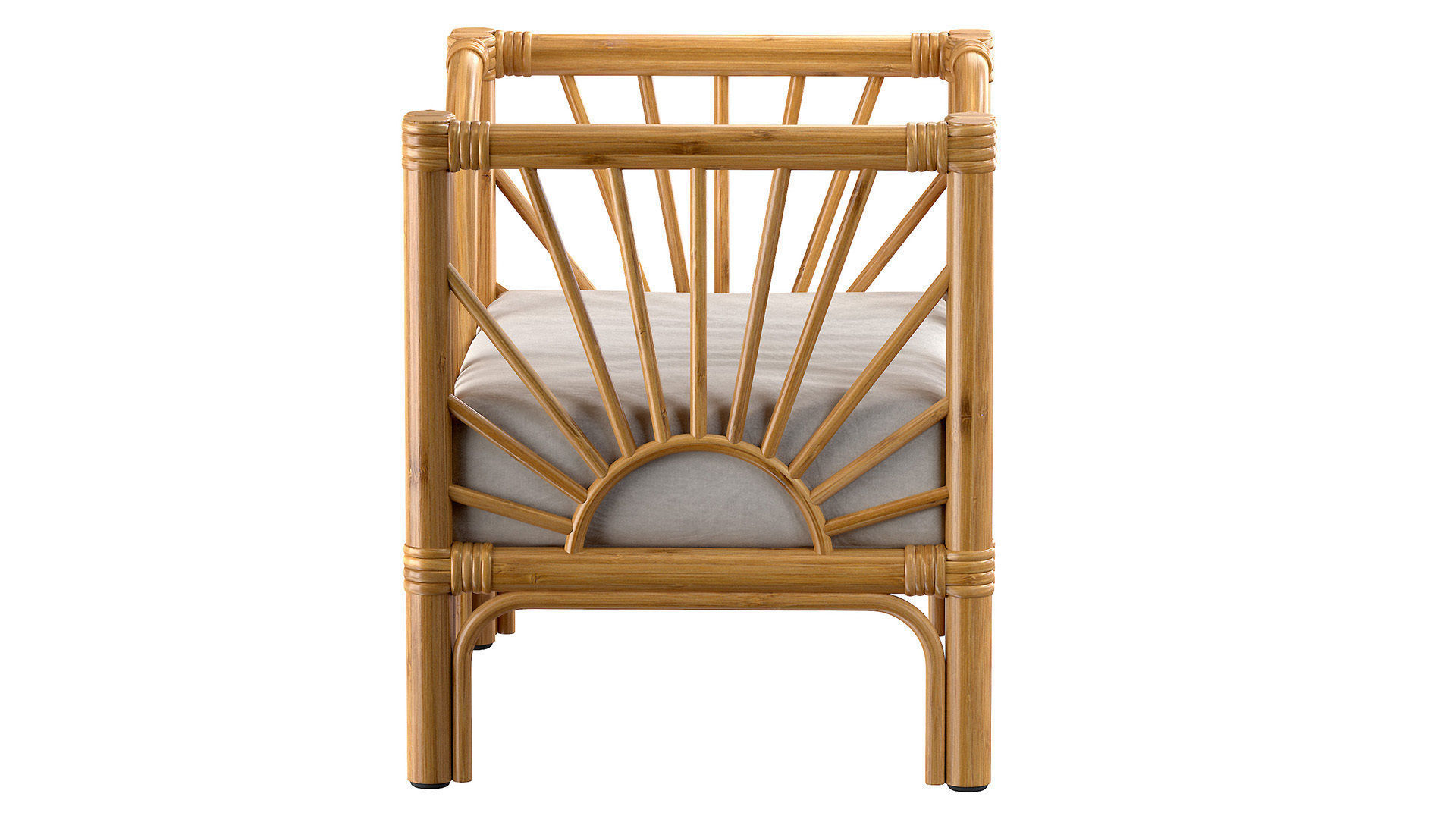 RATTAN Sleeping place for the cat 3D model_1