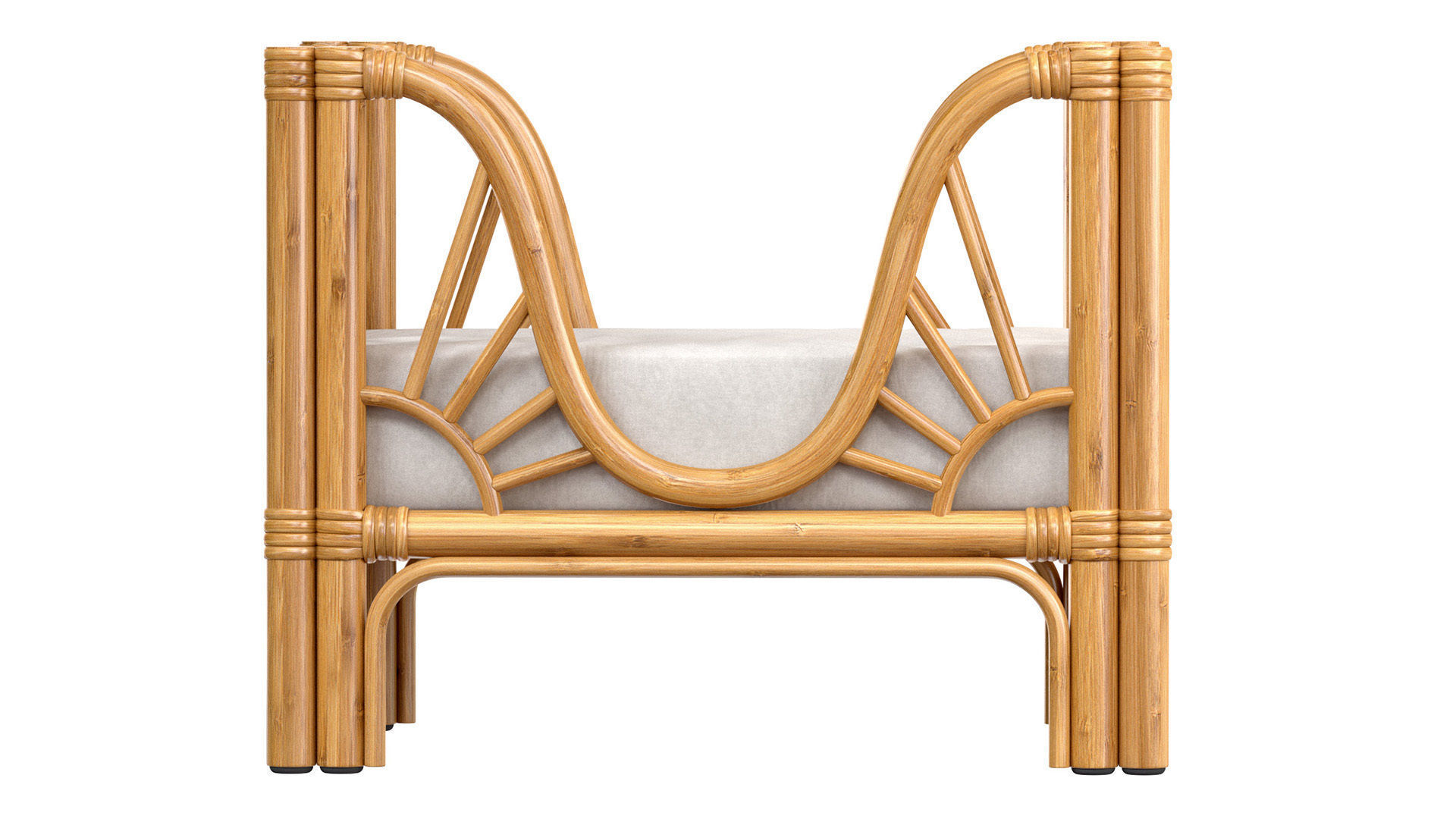 RATTAN Sleeping place for the cat 3D model_7