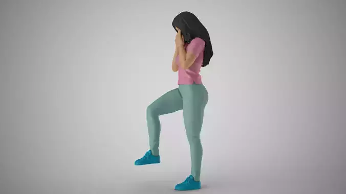 Crying Woman 3D print model