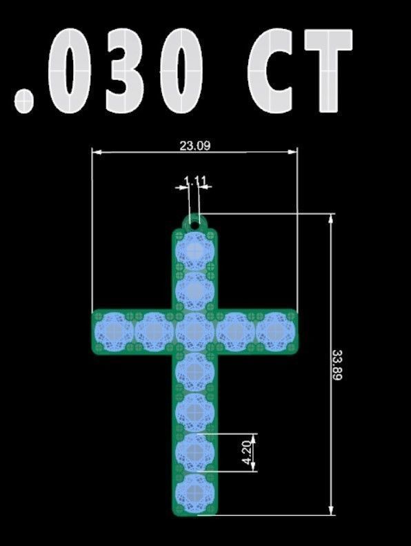 KUTSAL PIRLANTA HAC KOLYE 3DM STL OBJ FBX 3D BASKI MODELI 3D print model_11