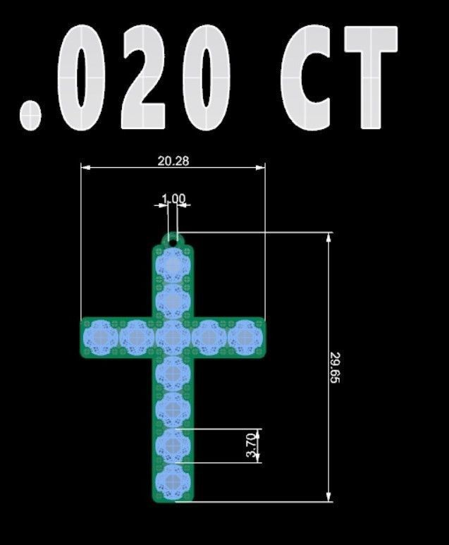 KUTSAL PIRLANTA HAC KOLYE 3DM STL OBJ FBX 3D BASKI MODELI 3D print model_7