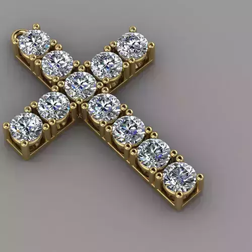  KUTSAL PIRLANTA HAC KOLYE 3DM STL OBJ FBX  3D BASKI MODELI 