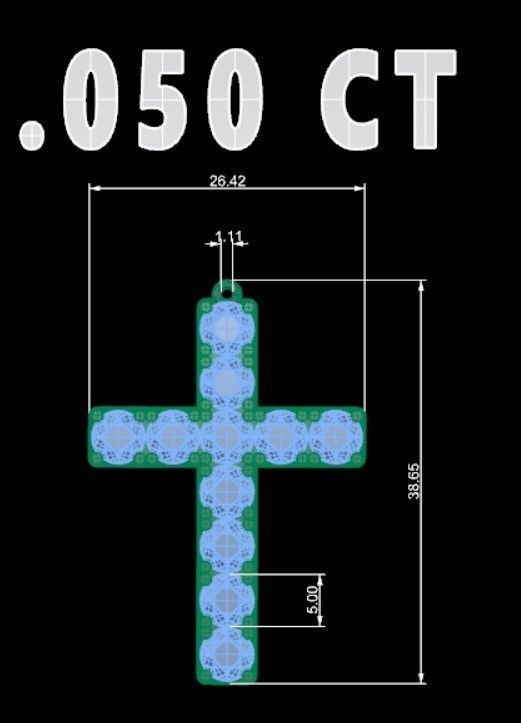 KUTSAL PIRLANTA HAC KOLYE 3DM STL OBJ FBX 3D BASKI MODELI 3D print model_15
