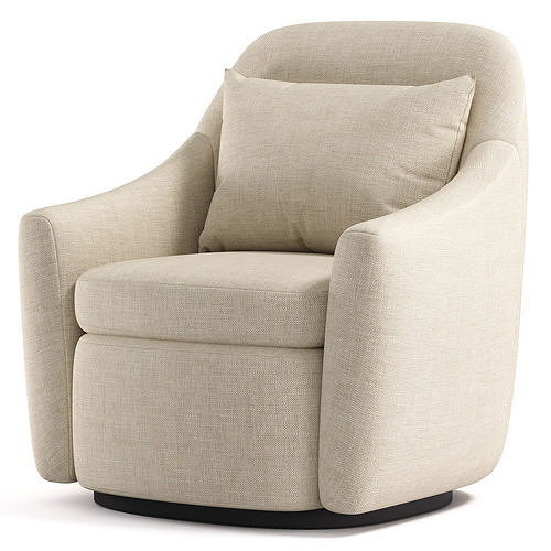 Dallas Swivel Chair 3D model 3