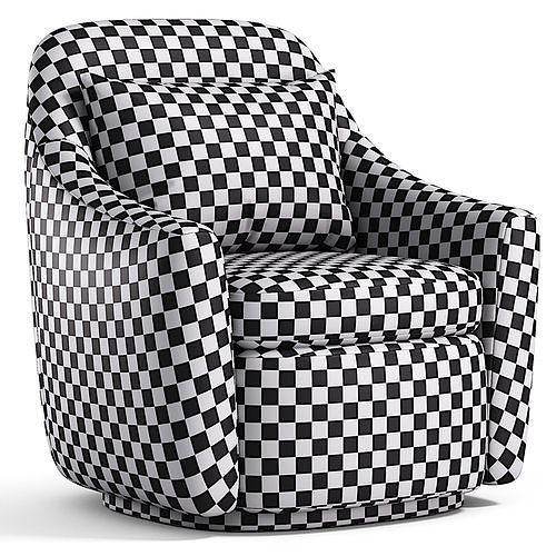 Dallas Swivel Chair 3D model 5