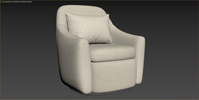 Dallas Swivel Chair 3D model 6