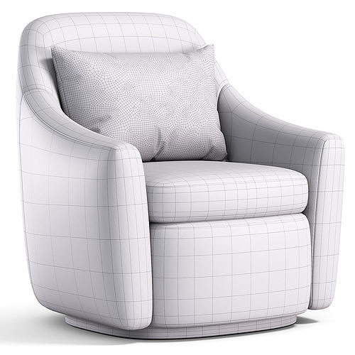 Dallas Swivel Chair 3D model 4