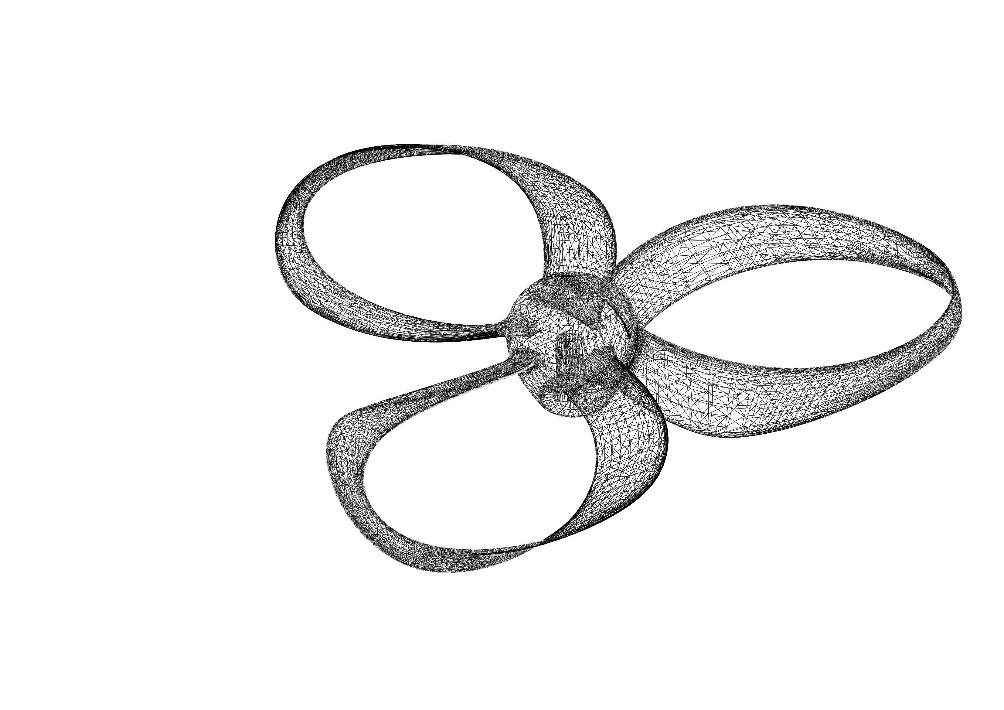 Toroidal propeller for drones and planes 3D print model_9