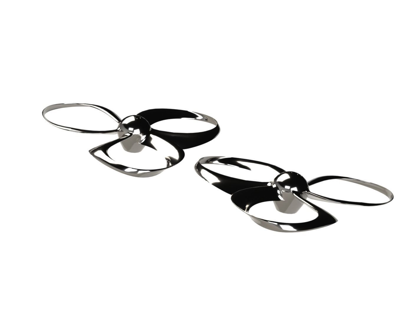 Toroidal propeller for drones and planes 3D print model_2