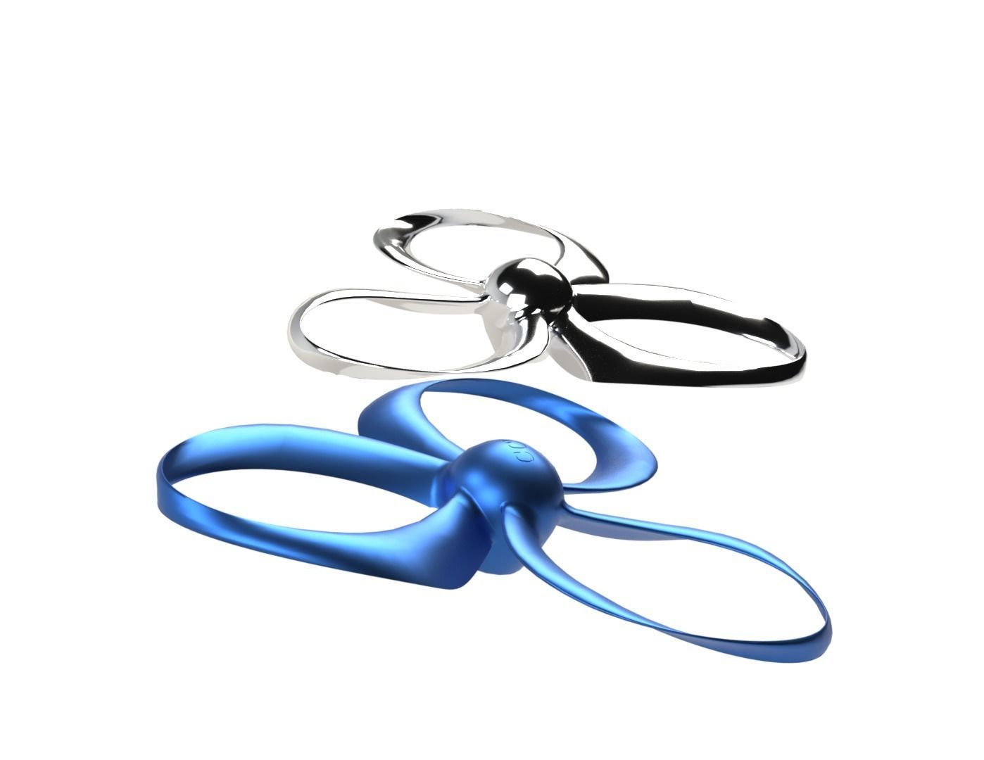 Toroidal propeller for drones and planes 3D print model_5
