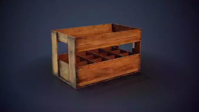 Wooden Drink Crate