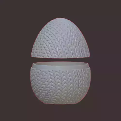 Mystery Knit Egg STL 3D model Digital Download Personal Use